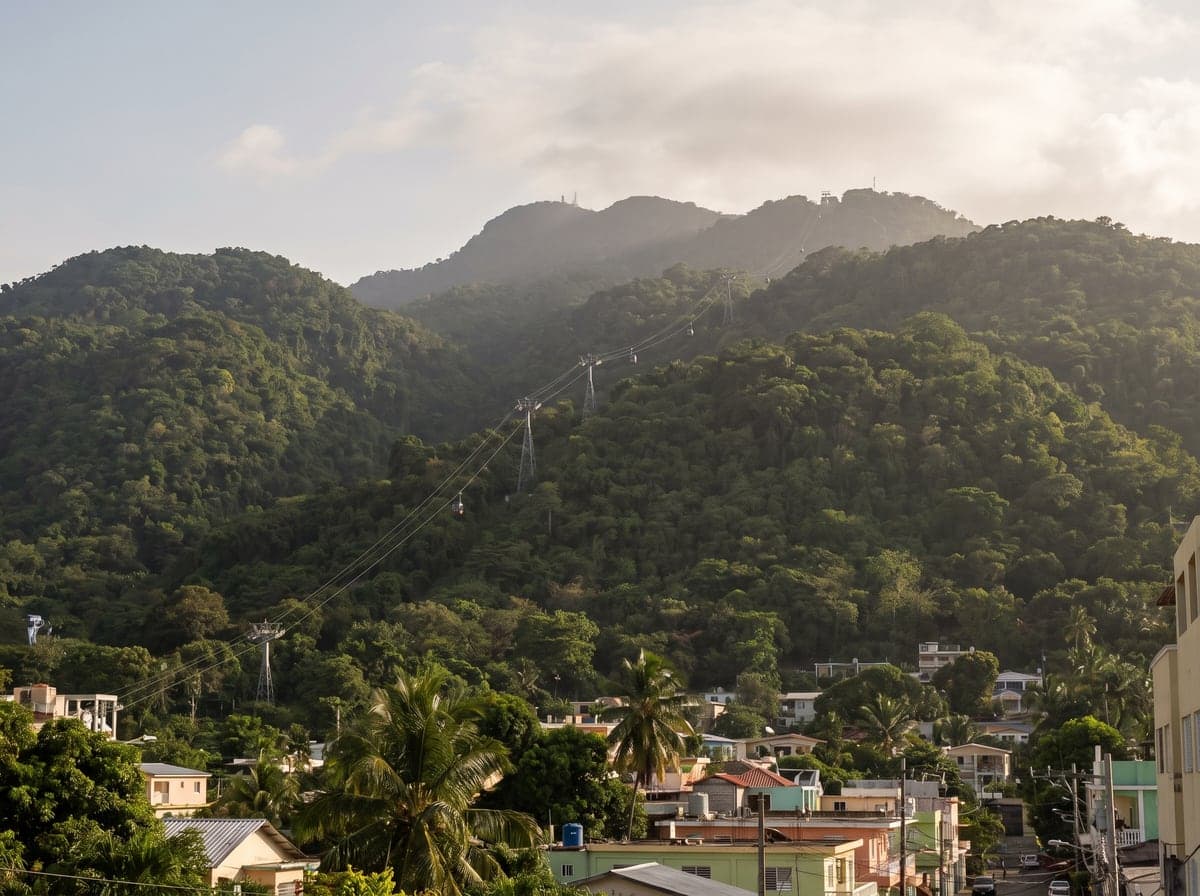 Mount Isabel de Torres above Puerto Plata, Dominican Republic